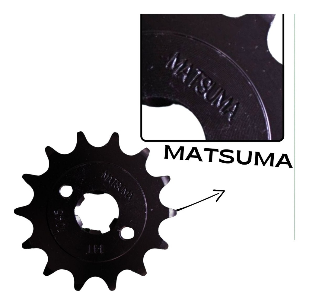 Engrane Traccion Del Acero #1045 14t Pulsar 200ns