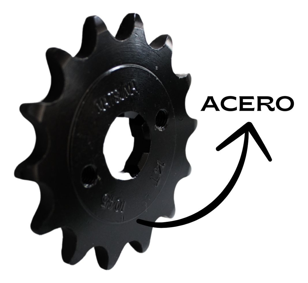 Engrane Traccion Del Acero #1045 14t Pulsar 200ns