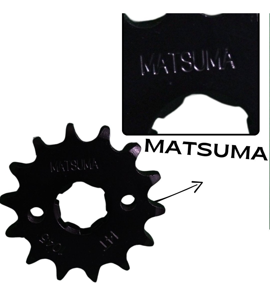 Engrane Traccion Del Acero #1045 14t Cargo 125