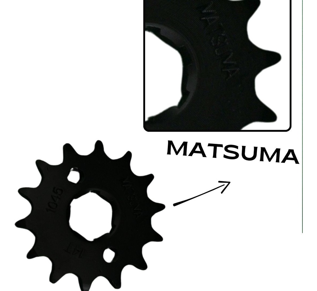 Engrane Tracción Acero #1045 14t 170z - Delantero