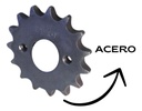 Engrane Traccion Delantero Acero 15t P/ Italika Dt200, Ft180