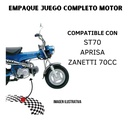 Empaque Jgo Completo St70 ,aprisa, Zanetti 70cc