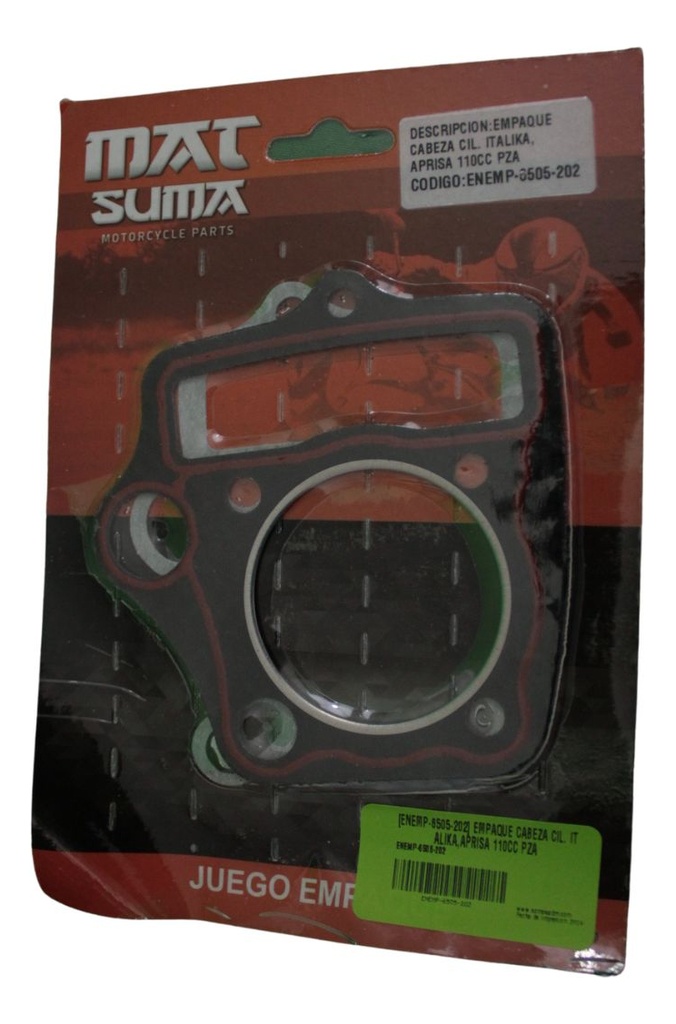 Empaque Cabeza Cilindro Italika/aprisa 110cc