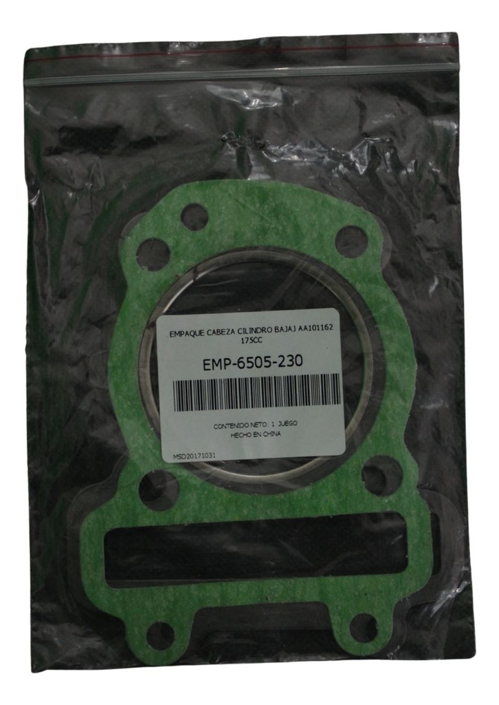 Juego Empaque Cabeza Cilindro Bajaj 175cc