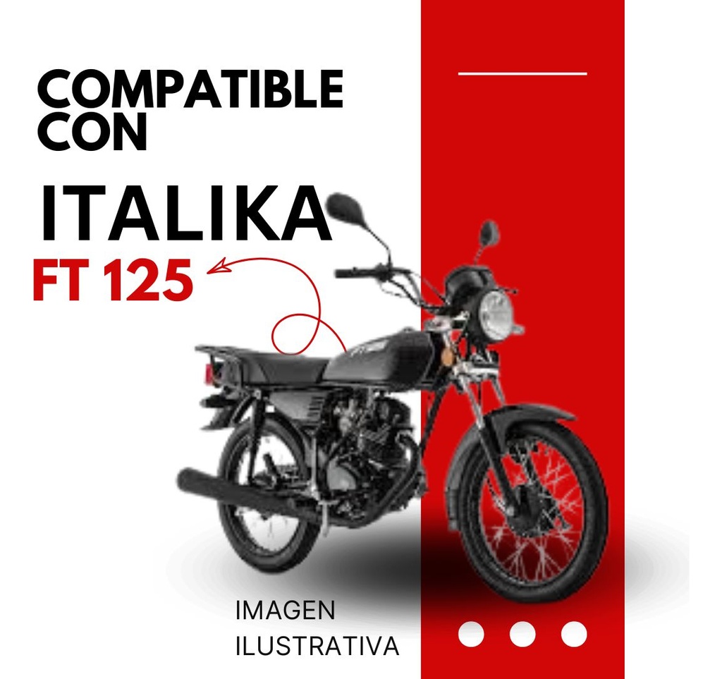 Empaque Escape Italika Ft125 Paquete 10 Piezas
