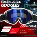 Goggles Para Moto Premium Racing Goggles Lente Rojo