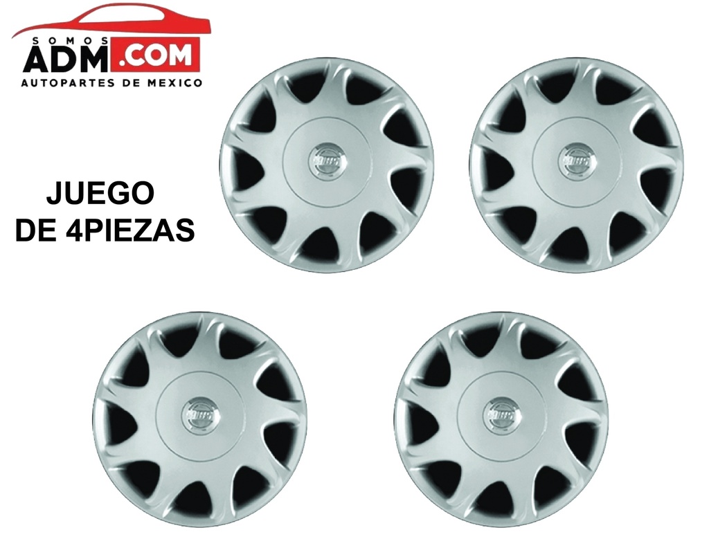 TAPON DE RIN 13" NS TSURU III GRIS OPTIM