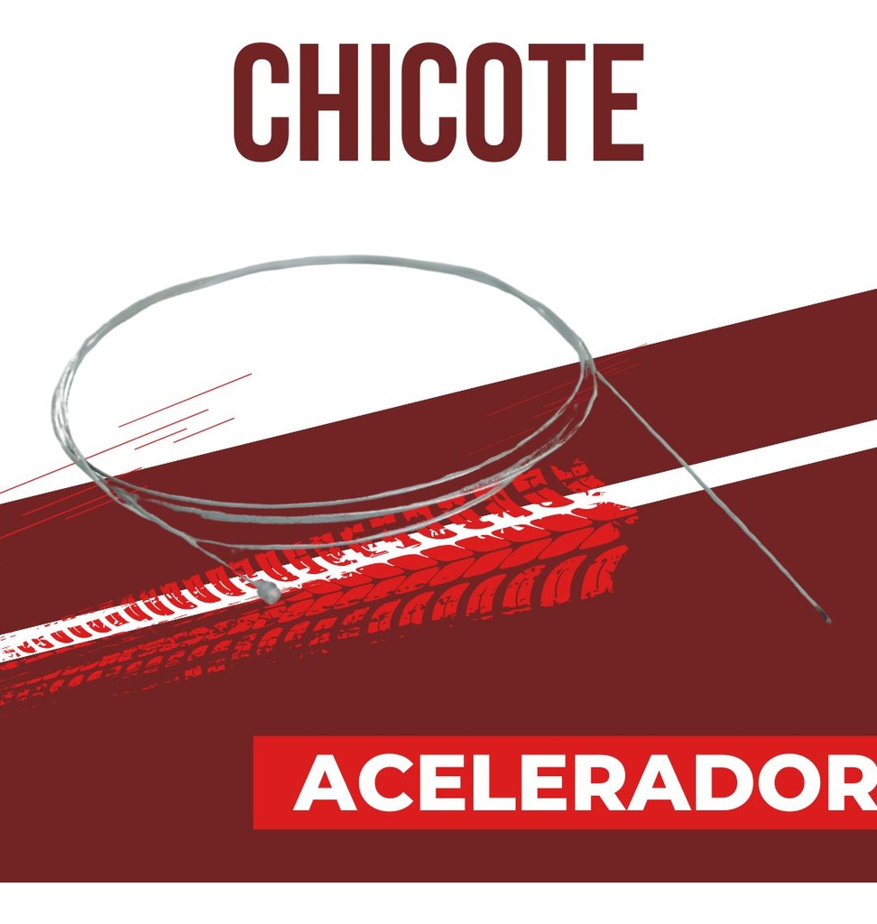 Chicote Acelerador Para Moto 1*19-1.2 2010mm