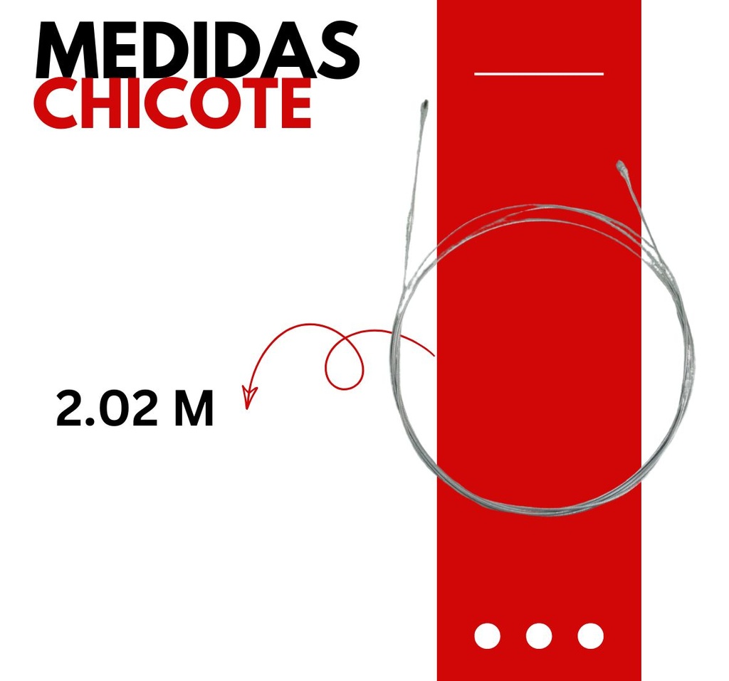 Chicote Acelerador Para Moto 1*19-1.2 2010mm