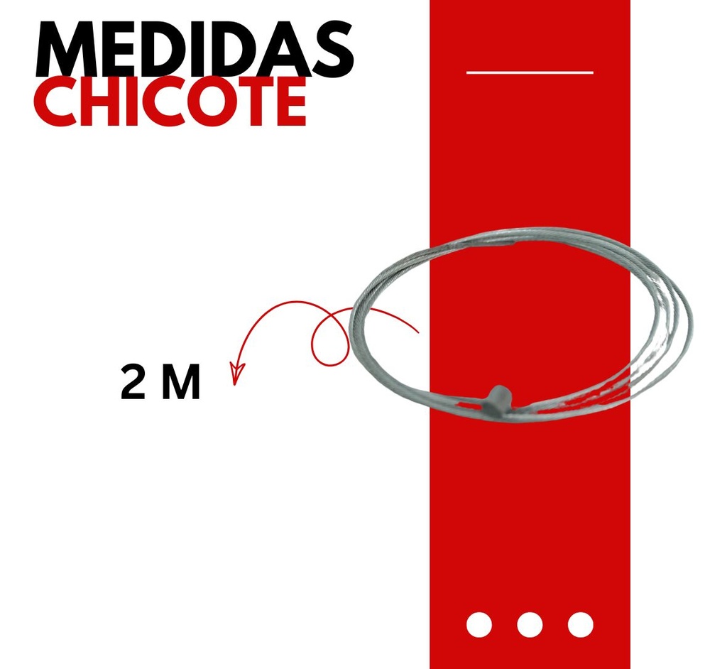 Chicote Acelerador Para Moto 2x2m