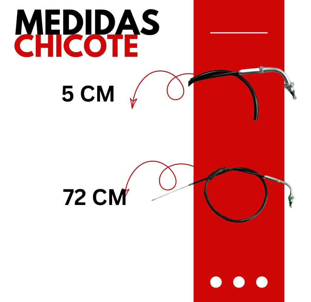 Chicote Acelerador Para Italika At110 Metro Semi-auto