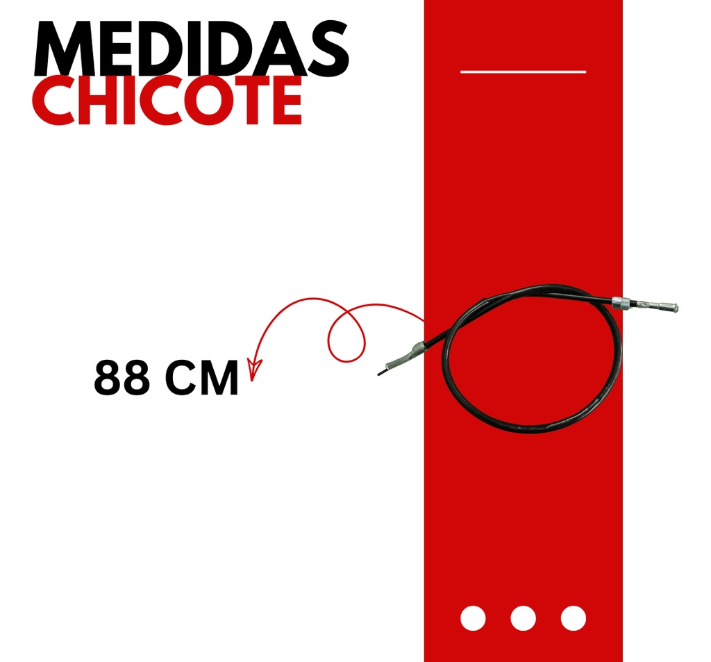 Chicote Velocimetro Para Moto Suzuki Gs125, Dinamo Utiltaria
