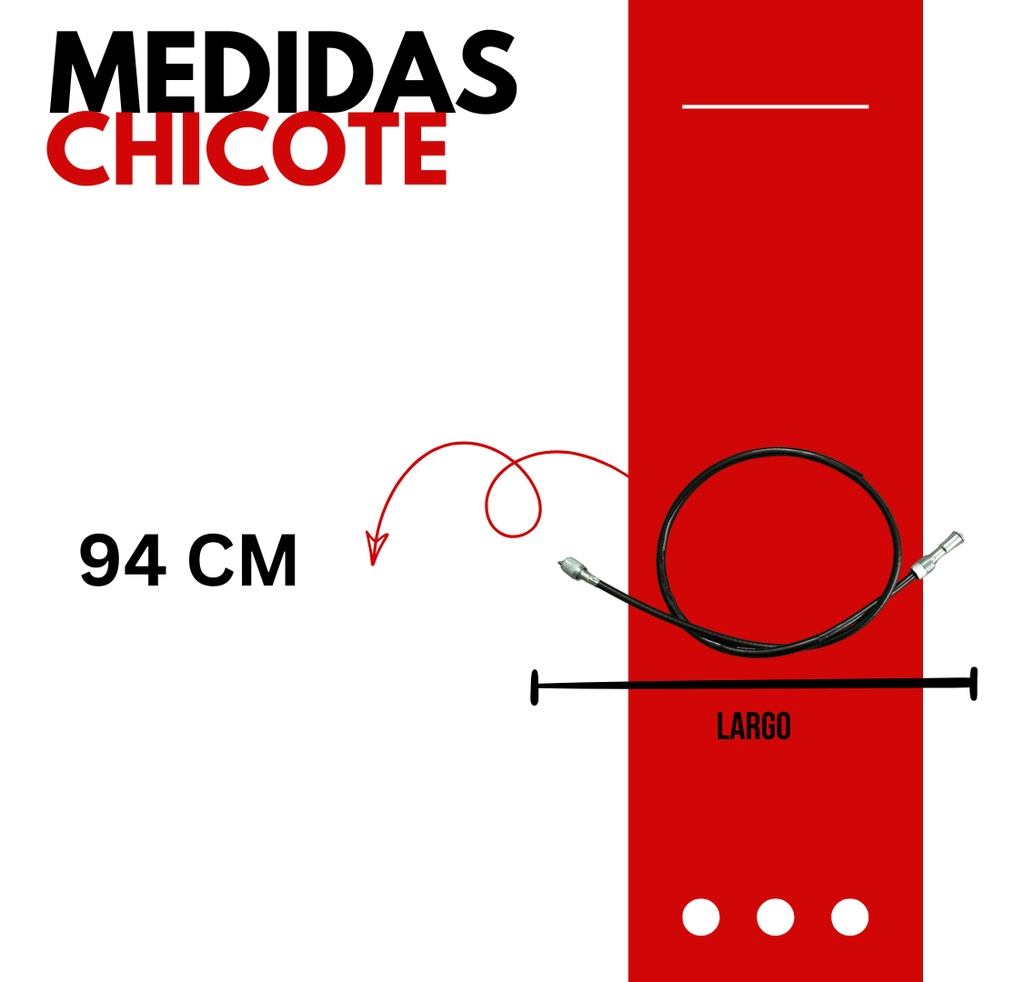 Chicote Velocimetro Para Motocicleta Italika Dm200