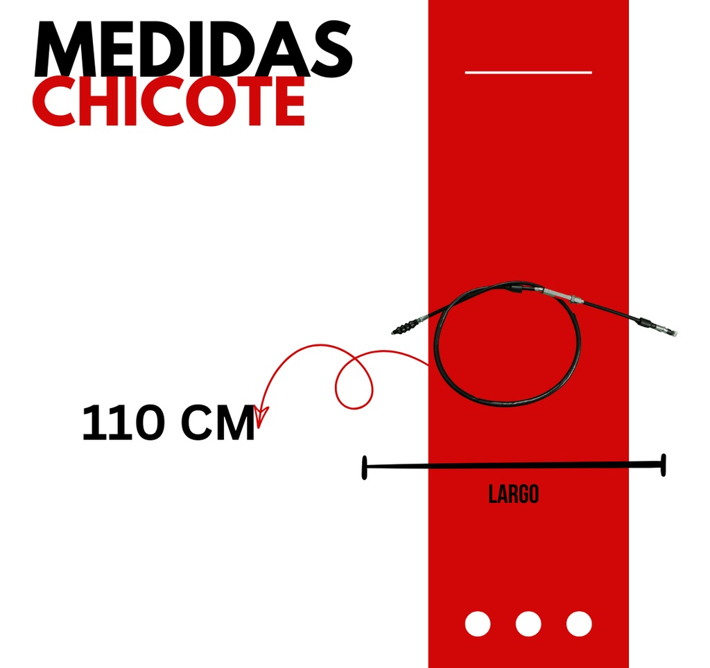 Chicote Embrague Para Italika Ft-180 2013-2014