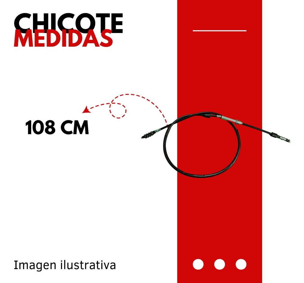 Chicote Embrague Para Motocicleta Italika St70/ St90