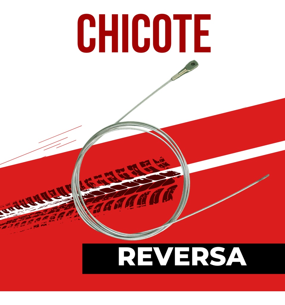 Chicote Reversa Completo Corto Motocarro Aa191068
