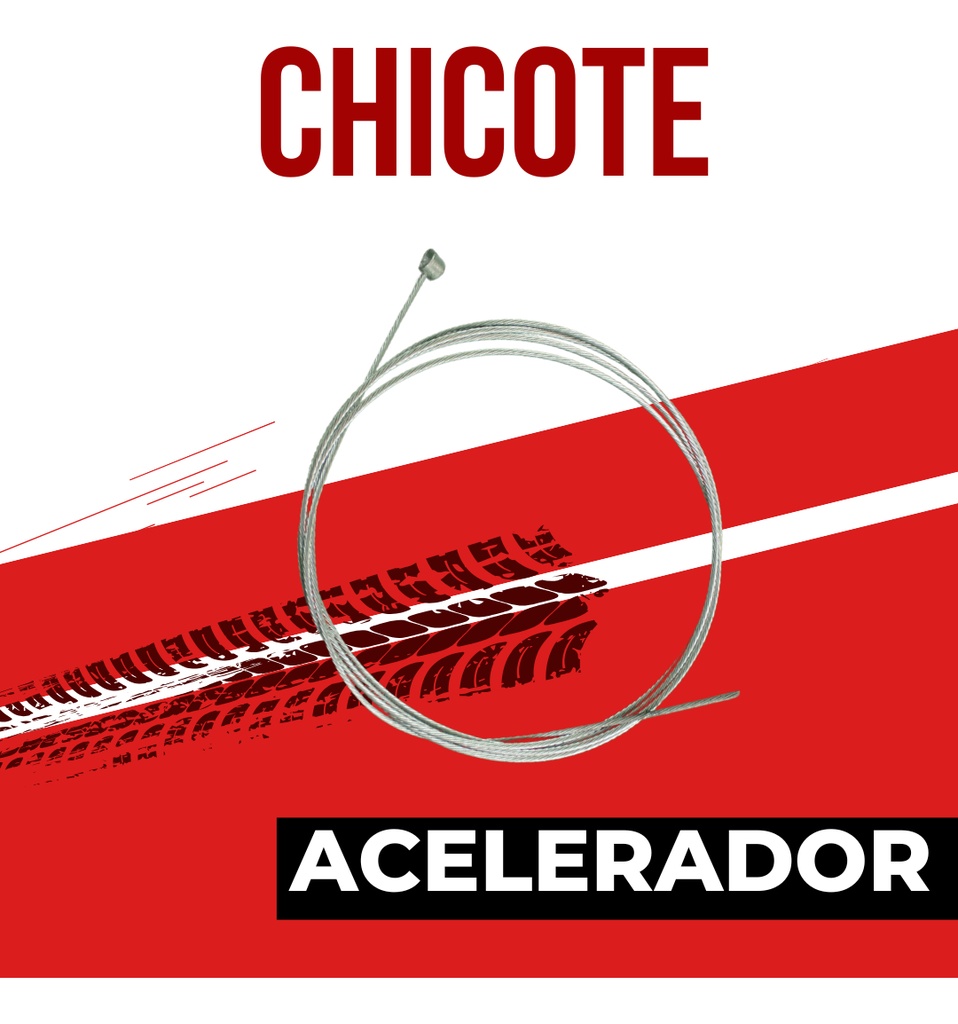 Chicote Acelerador Cable Para Moto 2x2.00