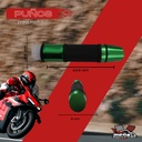 Juego Puños Para Moto Aluminio Azul Marca Matsuma