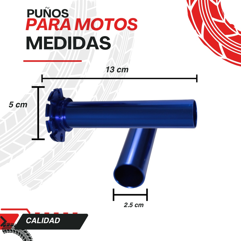 Puño Movil Decorativo Iron Racing Aluminio 4 Colores