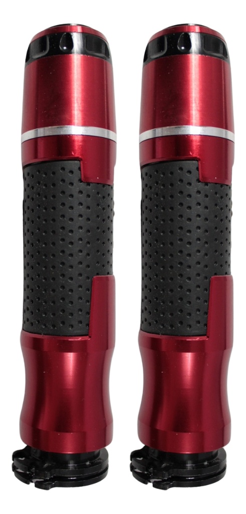 Juego Puños Moto Aluminio Premium Azul