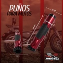 Juego Puños Moto Aluminio Premium Azul