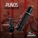 Juego Puños Moto Aluminio Premium Azul