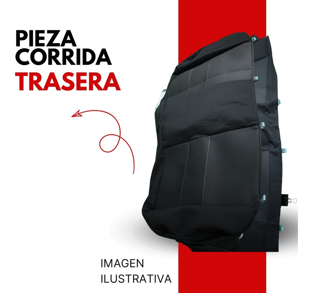 Cubre Asientos Jetta A4 2000-2009 Gris Trasero Corrido