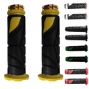 JUEGO DE PUÑOS PARA MOTO UNIVERSAL GOMA SUAVE  AMARILLO