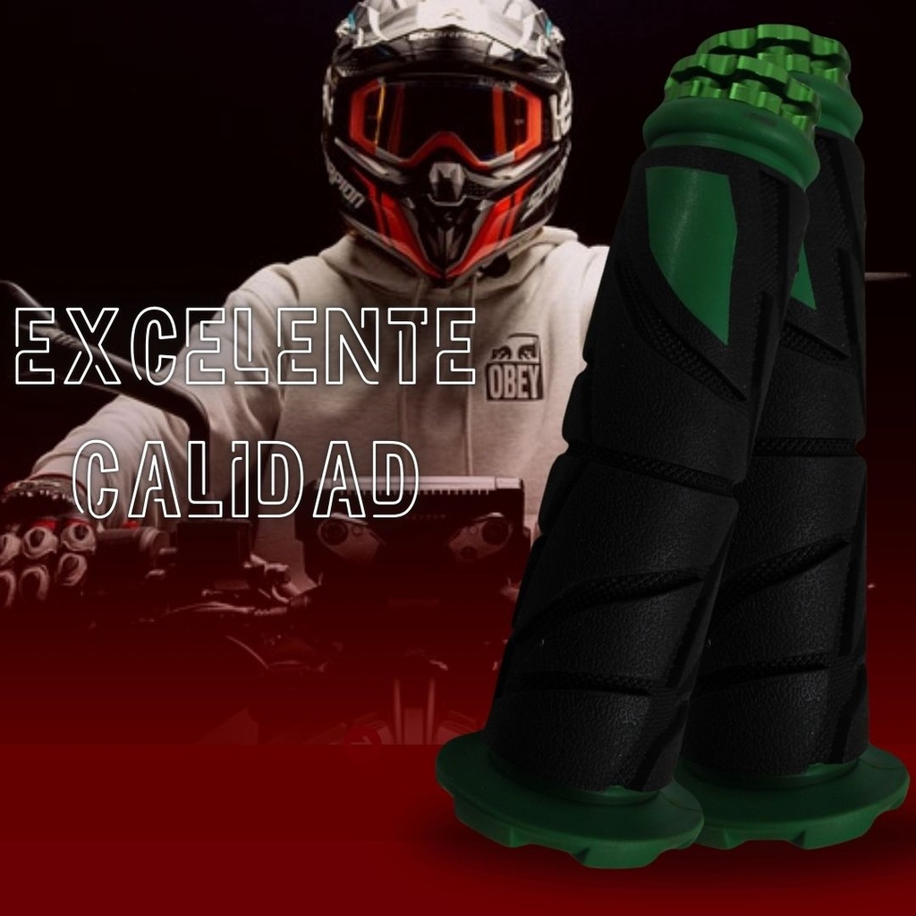 Juego De Puños Para Motocicleta Universal Goma Suave