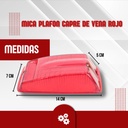 Mica Plafon Capre De Vena Rojo