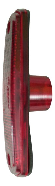 Plafon Rectangular Reflector Rojo Con Soquet
