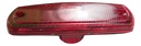Plafon Rectangular Reflector Rojo Con Soquet