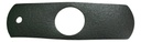 Plafon Rectangular Reflector Rojo Con Soquet