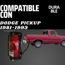 Calavera Dodge Pick Up 1981-1993 Filo Ancho Derecha