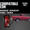 Calavera Dodge Pick Up 1981-1993 Filo Ancho Derecha