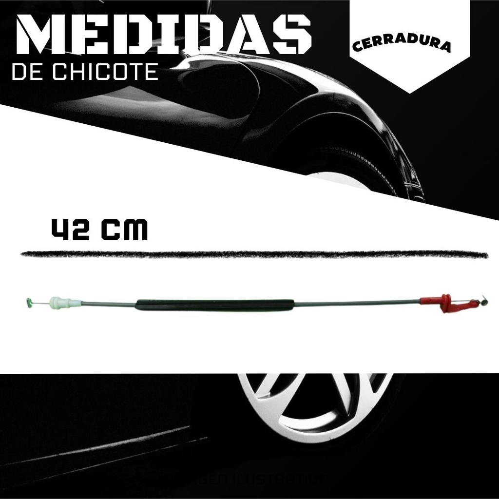 Chicote Cerradura Volkswagen Pointer 4 Puertas 2006