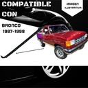 Moldura Cañuela Botagua Ford Bronco 87-98 Exterior Izq