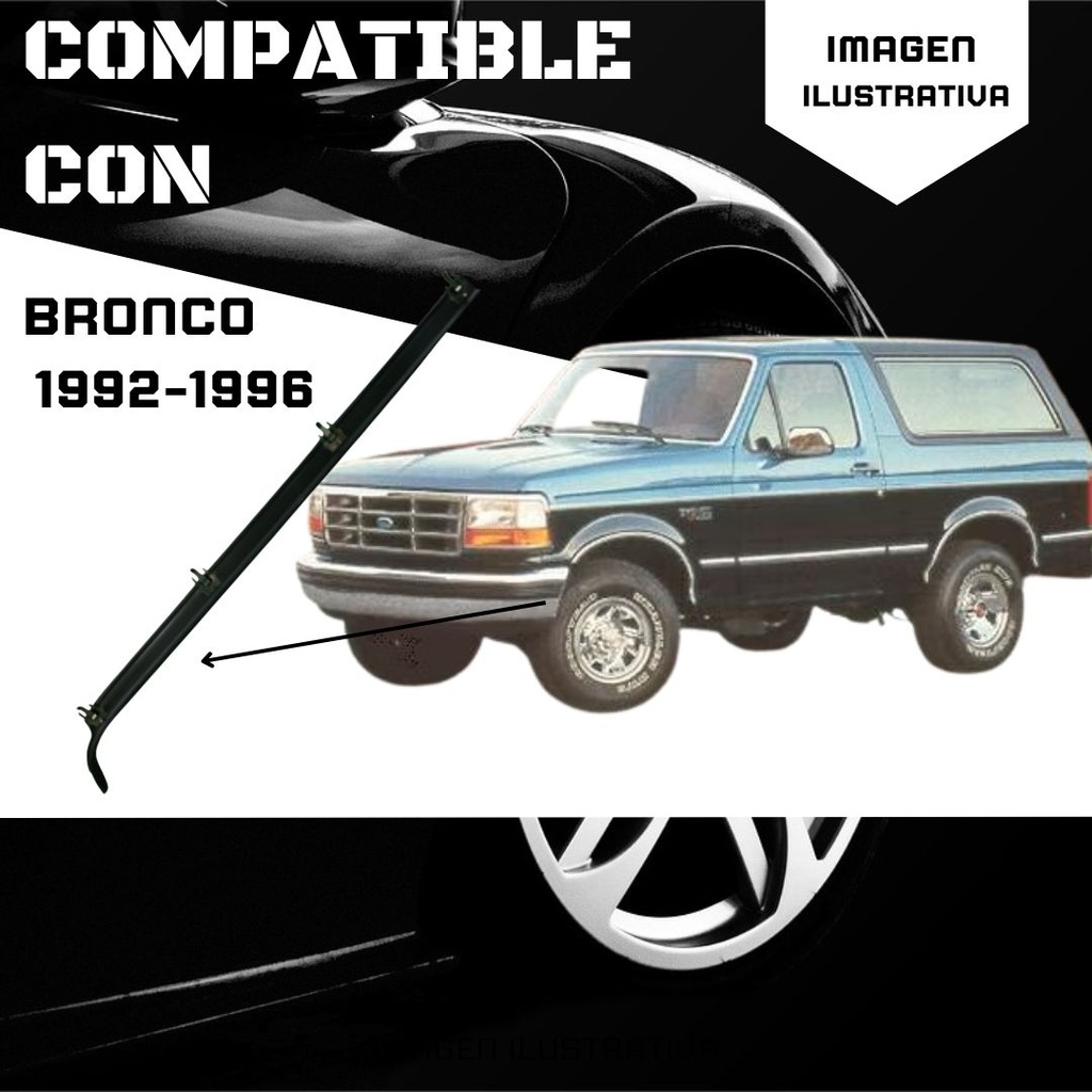 Deflector Ventana Ford Bronco 1992-1996 Interior Derecho