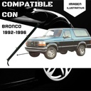 Deflector Ventana Ford Bronco 1992-1996 Interior Derecho