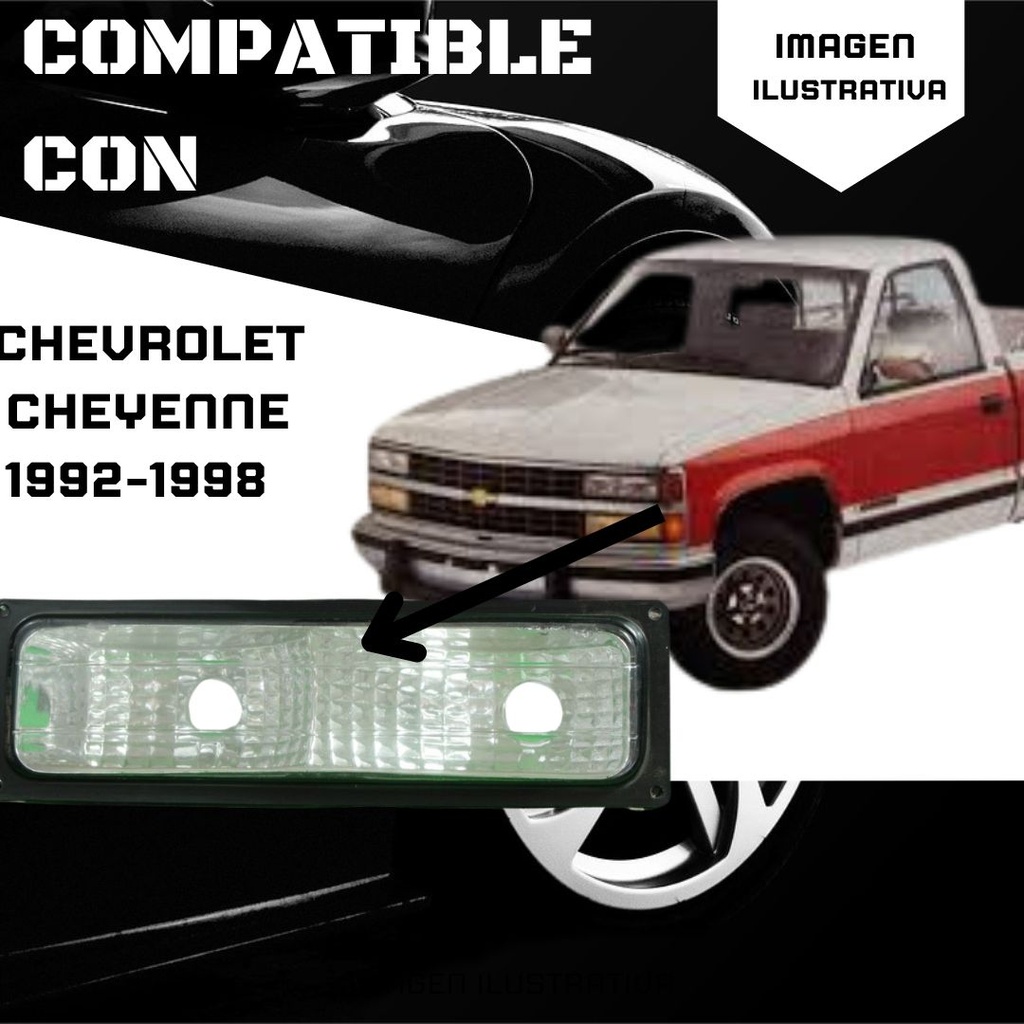 Cuarto Frontal Chevrolet Cheyenne 1992-1998 Cristal