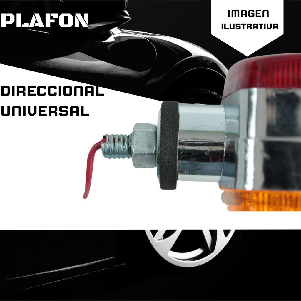 Plafon Trail/camion Normal Cuadrado Chico Universal Bicolor
