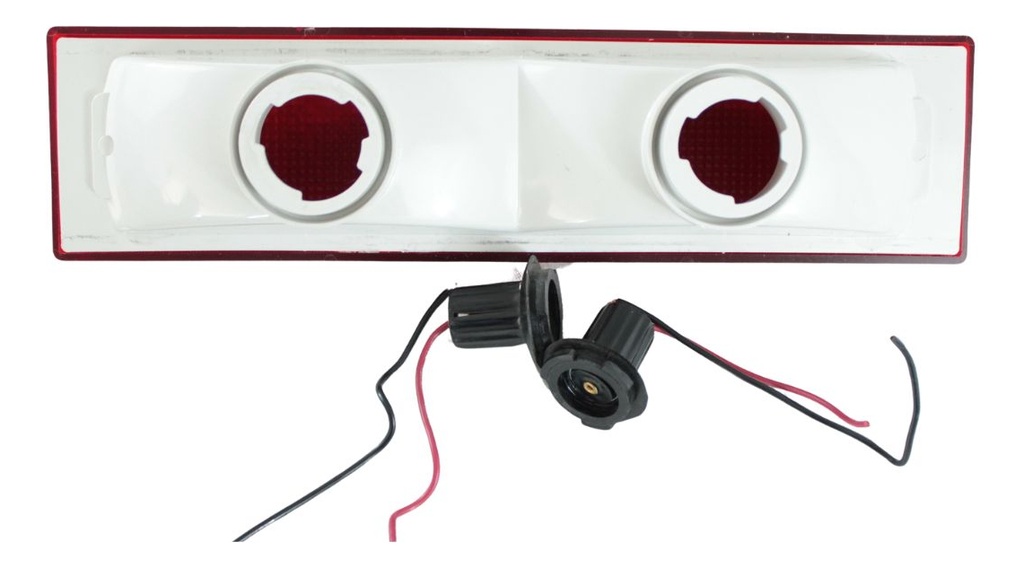 Calavera Superior Stop Microbus Eurocar Rojo Hecho En Mexico