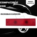 Calavera Superior Stop Microbus Eurocar Rojo Hecho En Mexico