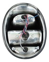 Calavera Volkswagen Sedan Leds Cromo Estrobo
