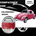Calavera Volkswagen Sedan Leds Cromo Estrobo