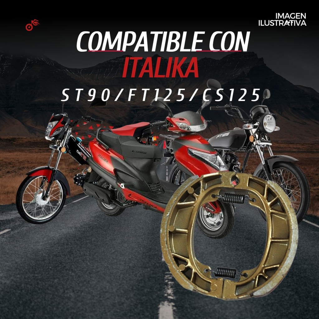 Balata Freno Tambor Para Italika St90/ft125/cs125 Matsuma