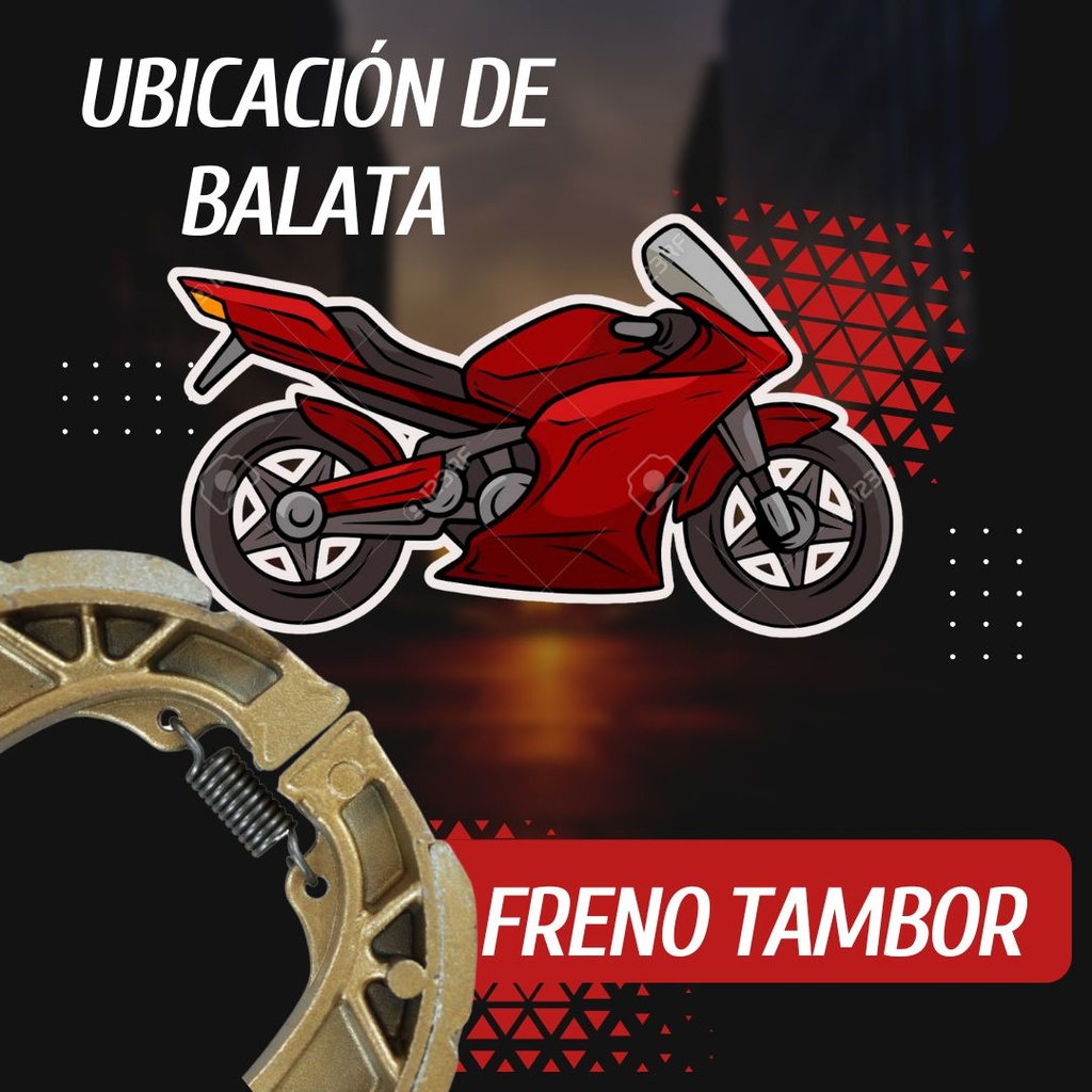 Balata Freno Tambor Para Italika St90/ft125/cs125 Matsuma