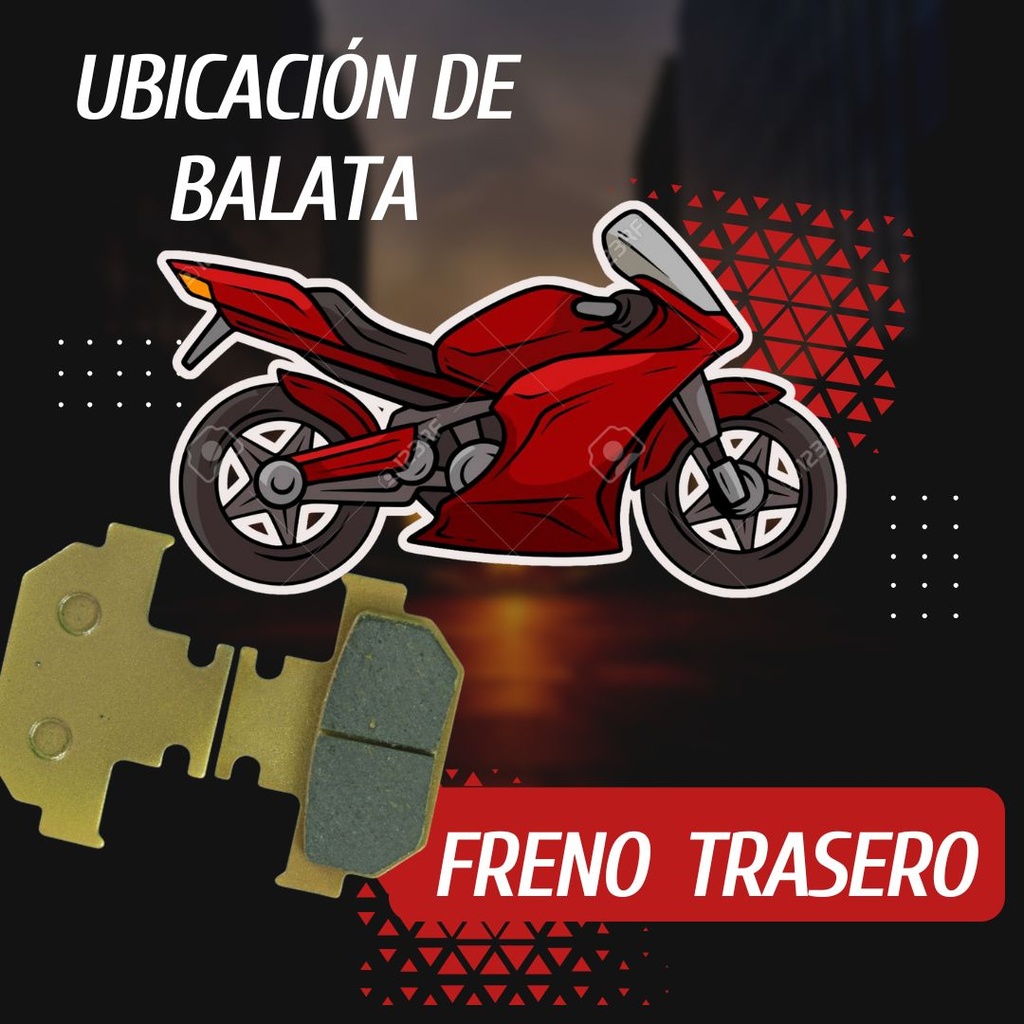 Balata Freno Disco Italika Para Tc200,tc250,rc200