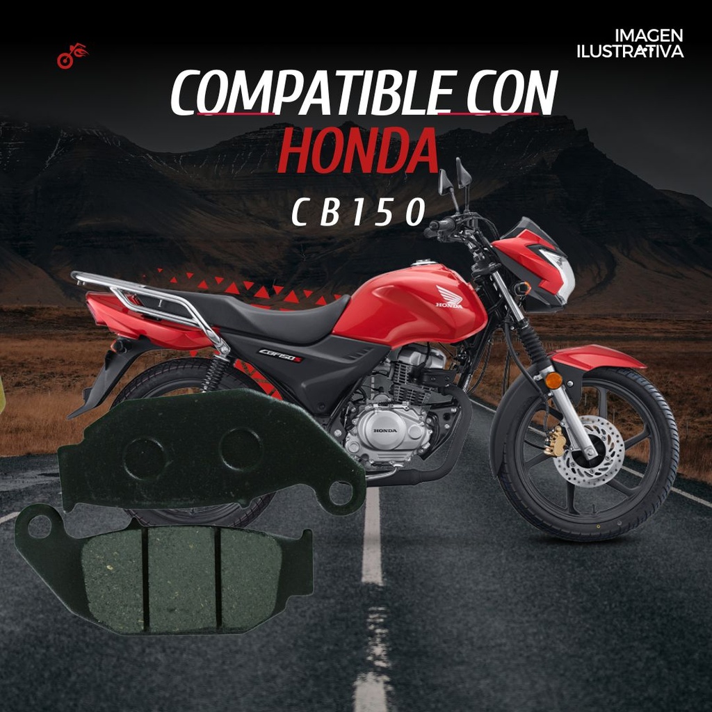 Balata Freno Disco Trasero Para Honda Cb150 Invicta