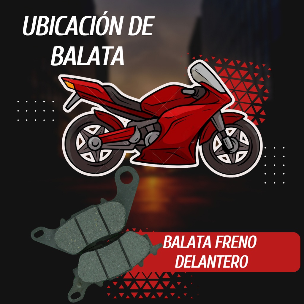 Balata Freno Motoking Del. Yamaha Crypton,ybr125